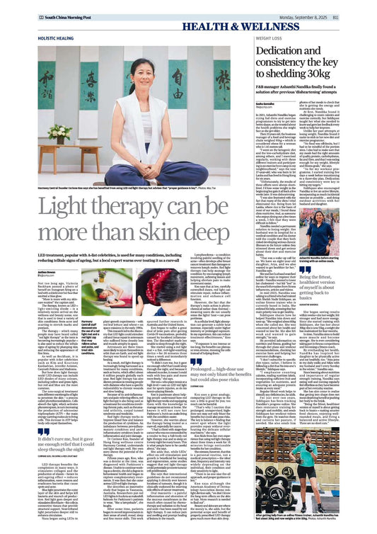 🌟 We’re honored to be featured H Light Therapy in the South China Morning Post📰