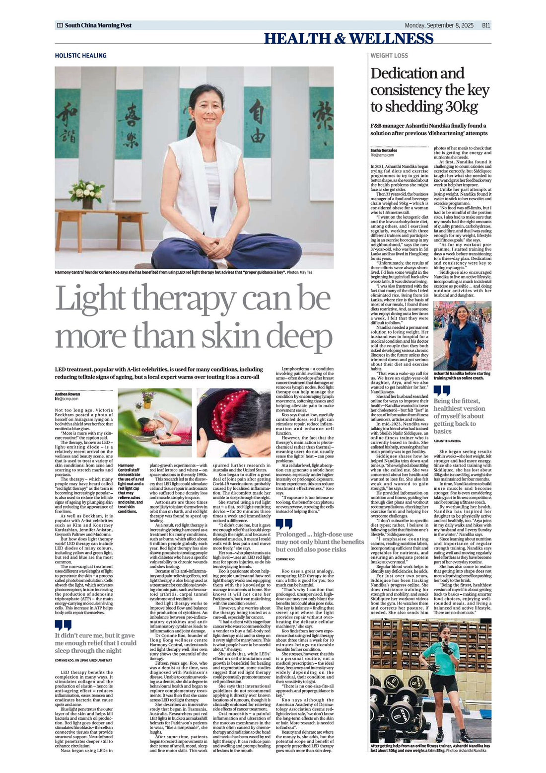 🌟 We’re honored to be featured H Light Therapy in the South China Morning Post📰
