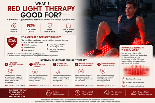 What Is Red Light Therapy Good For? 5 Benefits Supported by Research and FDA-Cleared Applications