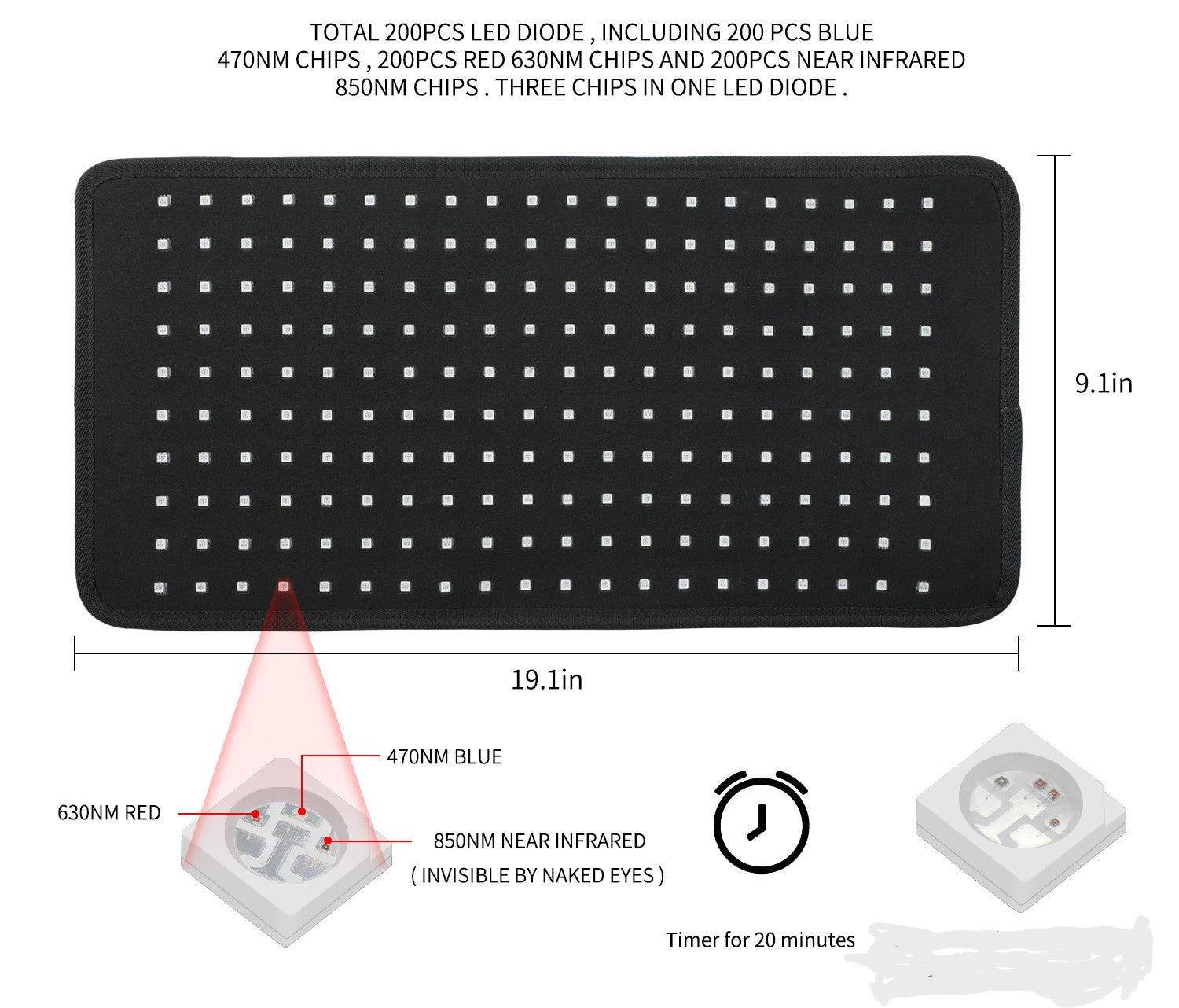 H Light® Body & Face Mat